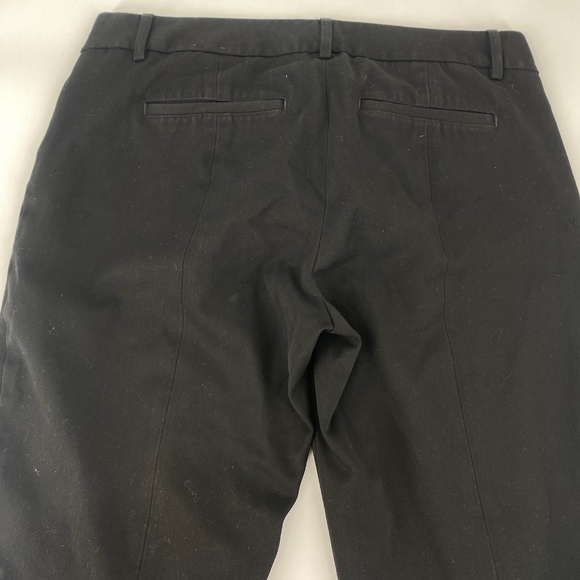 Pre-Owned Express Columnist Straight Leg Pants – Size 6R (Black) - Picture 4 of 6